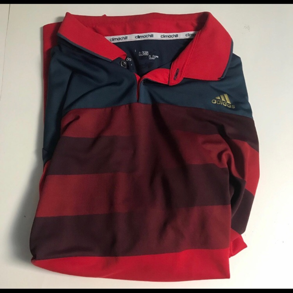 Adidas Mens USA Golf Dri Fit Shirt XXL